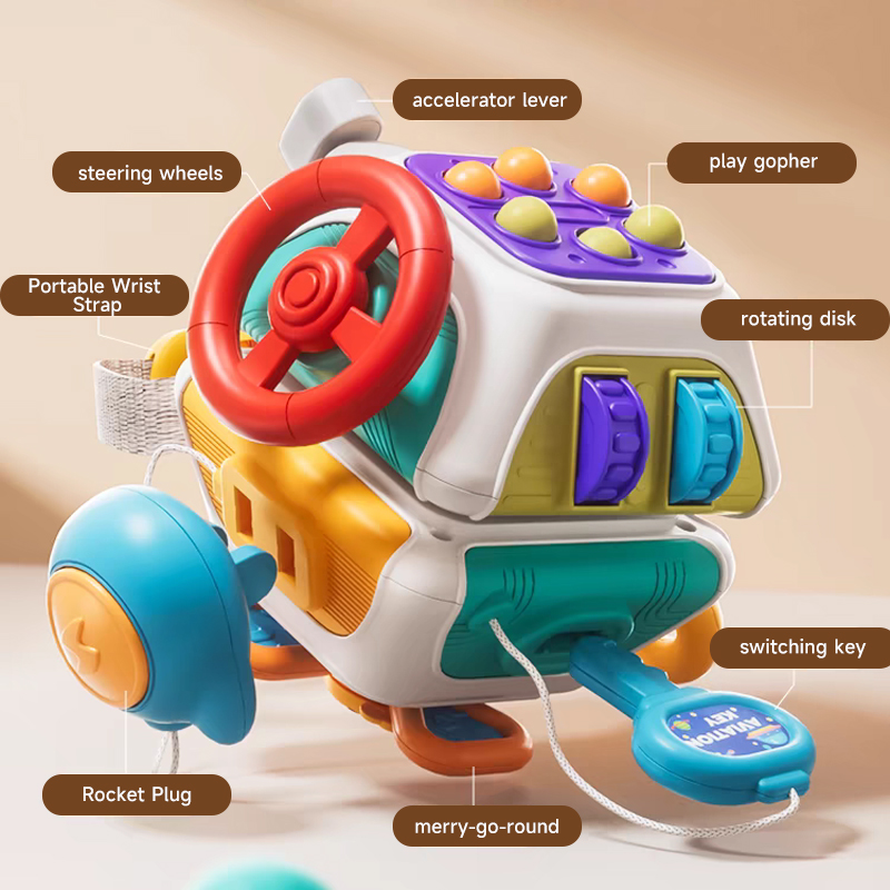 مكعب مونتيسوري مشغول للطفل ، ا - مراجعة Travel Accessories Baby وسعره