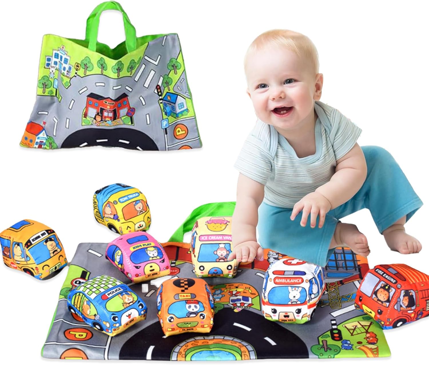 لعبة سيارة من القماش الناعم لل - مراجعة Travel Accessories Baby وسعره